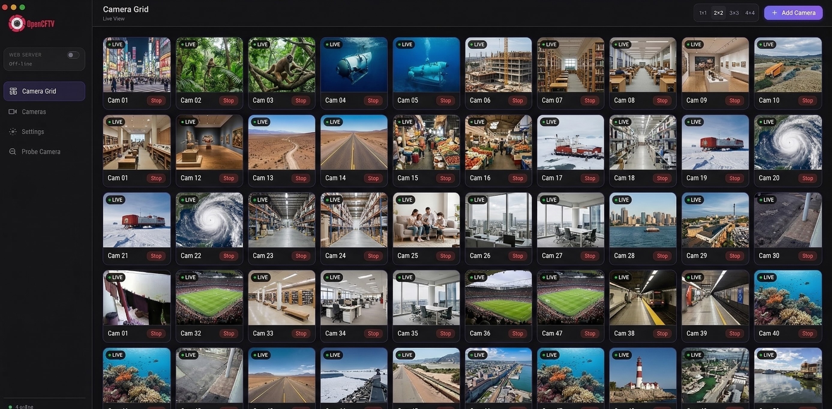 Open CFTV: Arquitetura, Funcionalidades e Extensibilidade de uma Plataforma Open Source para Monitoramento de Câmeras IP